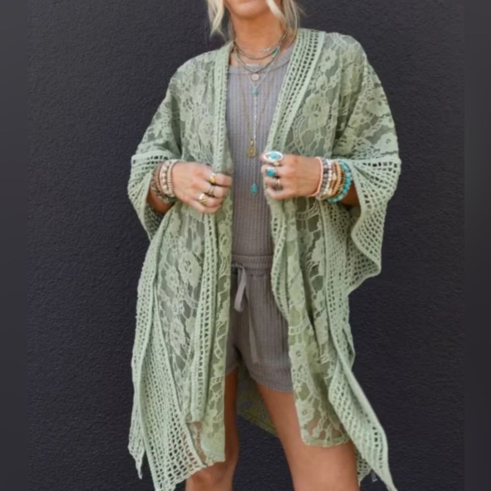 Breezy Lace Kimono